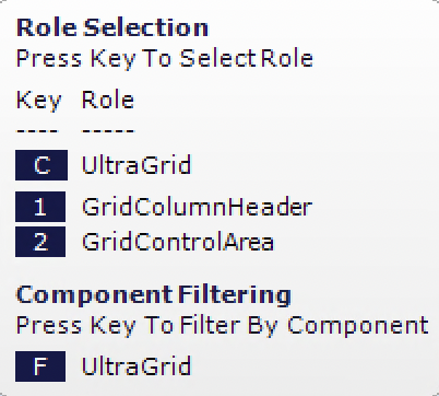 Screenshot Style editor Role selection in MAIN