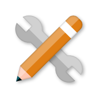 icon with tools for developing software