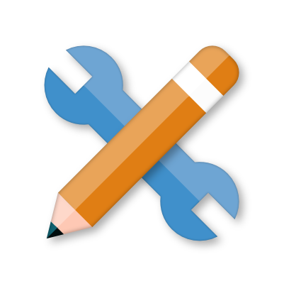icon with tools for developing software